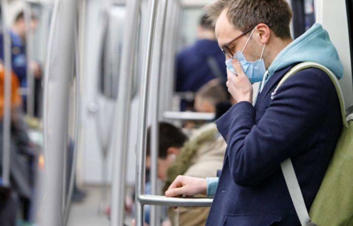 Governments are recommending social distancing in public transportation